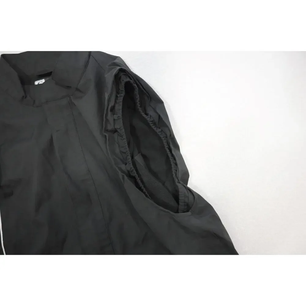 Galway Bay Golf Windbreaker Vest Jacket Full Zip Black‎ Mens Size Medium